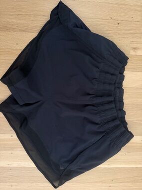 Athleta Black Women's Elastic Waist Running Shorts